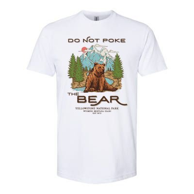 Funny Vintage Look Yellowstone National Park Grizzly Lover Softstyle CVC T-Shirt