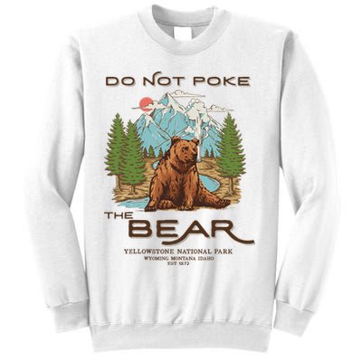 Funny Vintage Look Yellowstone National Park Grizzly Lover Sweatshirt