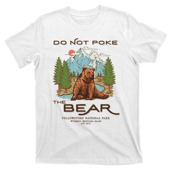 Funny Vintage Look Yellowstone National Park Grizzly Lover T-Shirt