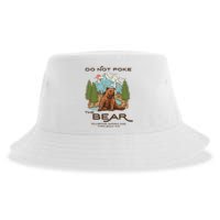 Funny Vintage Look Yellowstone National Park Grizzly Lover Sustainable Bucket Hat