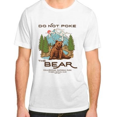 Funny Vintage Look Yellowstone National Park Grizzly Lover Adult ChromaSoft Performance T-Shirt