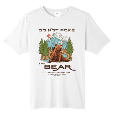 Funny Vintage Look Yellowstone National Park Grizzly Lover Tall Fusion ChromaSoft Performance T-Shirt