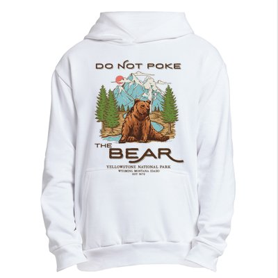 Funny Vintage Look Yellowstone National Park Grizzly Lover Urban Pullover Hoodie