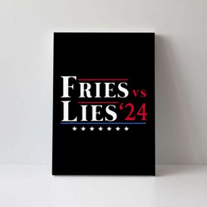 Fries Vs Lies Trump 2024 French Fries Trump Vance 2024 Canvas