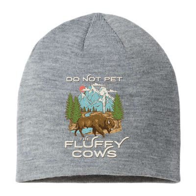 Funny Vintage Look Yellowstone National Park Bison Lover Sustainable Beanie