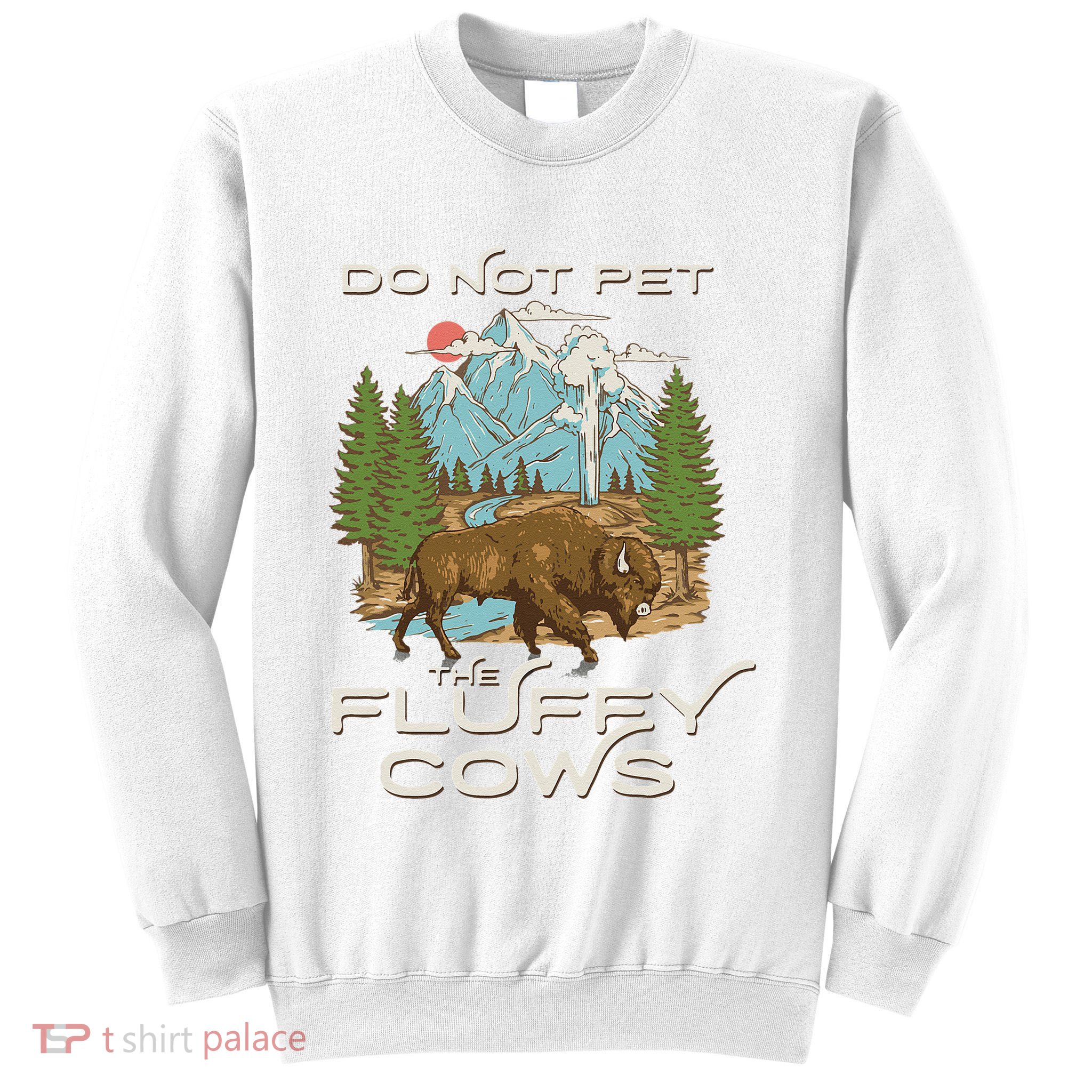 Funny Vintage Look Yellowstone National Park Bison Lover Sweatshirt