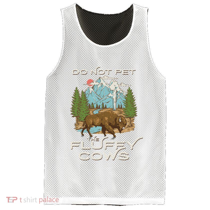 Funny Vintage Look Yellowstone National Park Bison Lover Mesh Reversible Basketball Jersey Tank