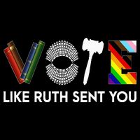Funny Vote Like Ruth Sent You Gavel Feminists Lgbt Pride Cooling Performance Crew T-Shirt