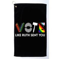 Funny Vote Like Ruth Sent You Gavel Feminists Lgbt Pride Golf Towel