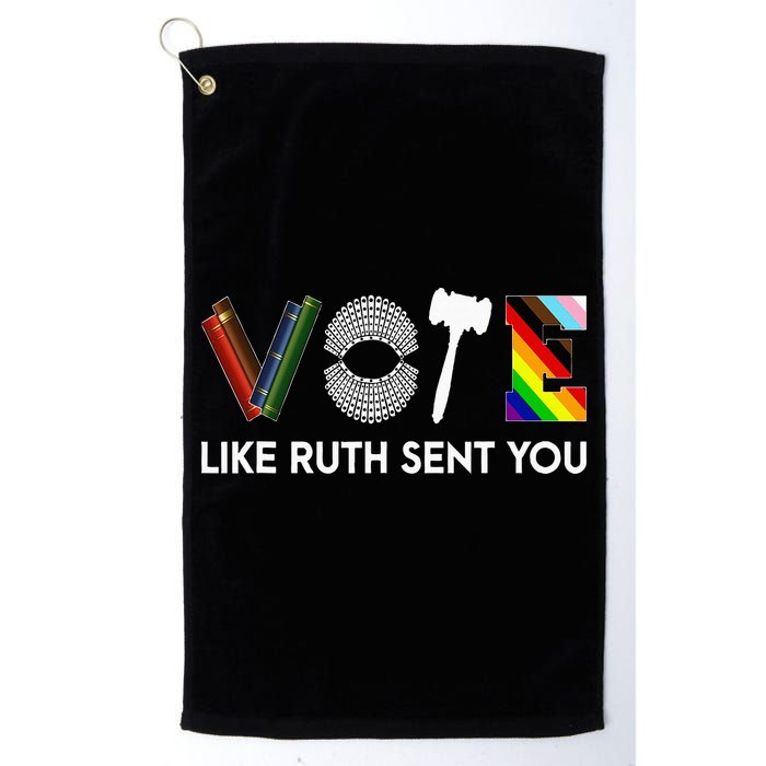 Funny Vote Like Ruth Sent You Gavel Feminists Lgbt Pride Golf Towel
