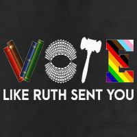 Funny Vote Like Ruth Sent You Gavel Feminists Lgbt Pride Golf Towel