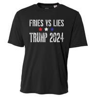 Fries Vs Lies Trump 2024 French Fries Trump Vance 2024 Cooling Performance Crew T-Shirt