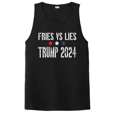 Fries Vs Lies Trump 2024 French Fries Trump Vance 2024 PosiCharge Competitor Tank