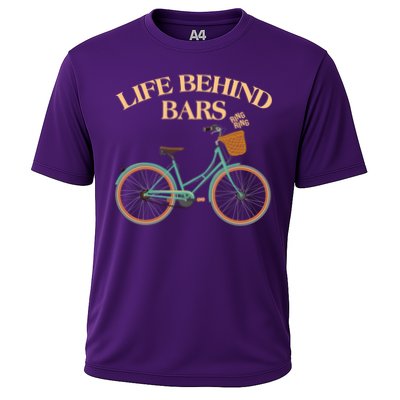 Funny VIntage Life Behind Bars Bike Bicycle Fan Performance Shirt