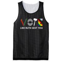 Funny Vote Like Ruth Sent You Gavel Feminists Lgbt Pride Mesh Reversible Basketball Jersey Tank