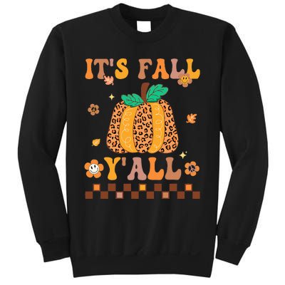 Fall Vibes Leopard Pumpkin Harvest Season Sweatshirt