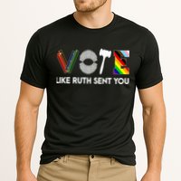 Funny Vote Like Ruth Sent You Gavel Feminists Lgbt Pride Cooling Performance Crew T-Shirt