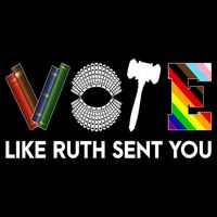 Funny Vote Like Ruth Sent You Gavel Feminists Lgbt Pride Cooling Performance Crew T-Shirt