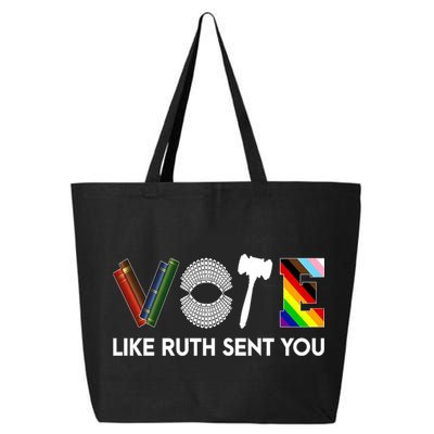 Funny Vote Like Ruth Sent You Gavel Feminists Lgbt Pride 25L Jumbo Tote