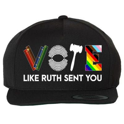 Funny Vote Like Ruth Sent You Gavel Feminists Lgbt Pride Wool Snapback Cap