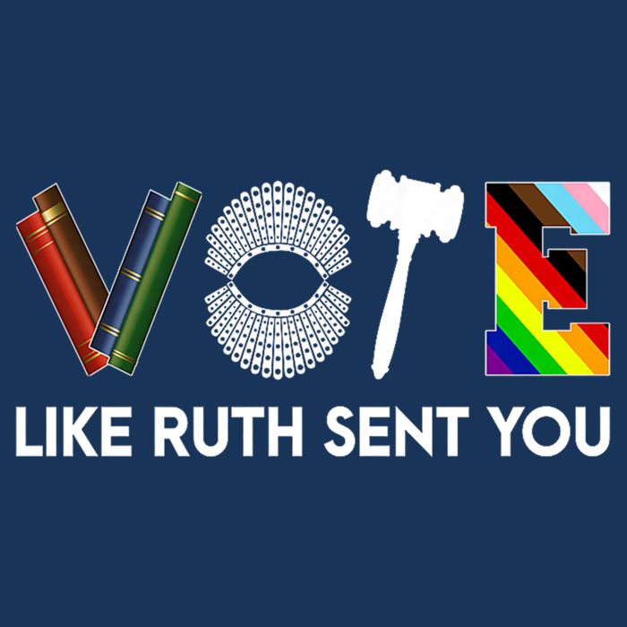Funny Vote Like Ruth Sent You Gavel Feminists Lgbt Pride Infant Baby Jersey Bodysuit