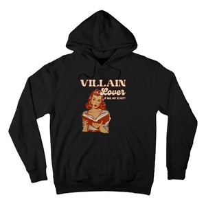 Funny Villain Lover Bookish Dark Romance Book Lover Hoodie