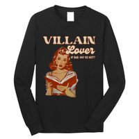 Funny Villain Lover Bookish Dark Romance Book Lover Long Sleeve Shirt