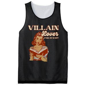 Funny Villain Lover Bookish Dark Romance Book Lover Mesh Reversible Basketball Jersey Tank