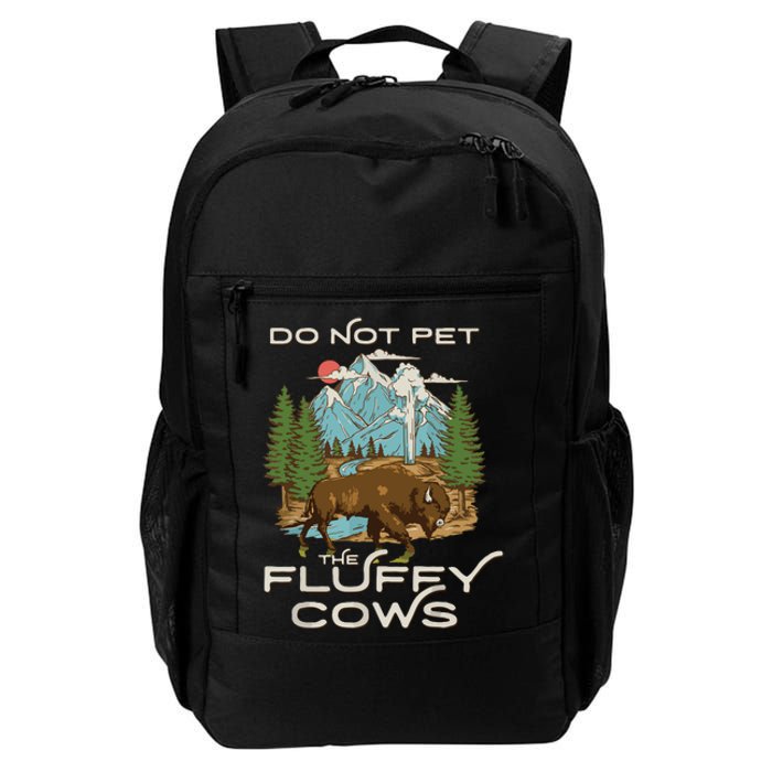 Funny Vintage Look Yellowstone National Park Bison Lover Daily Commute Backpack