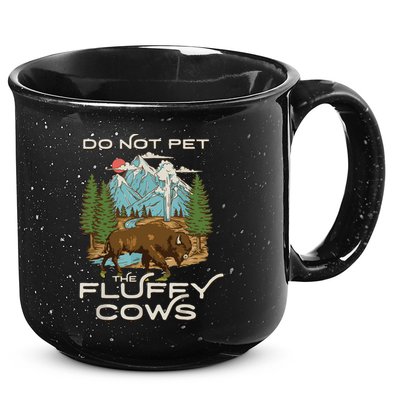 Funny Vintage Look Yellowstone National Park Bison Lover 15oz Campfire Ceramic Mug