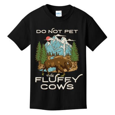 Funny Vintage Look Yellowstone National Park Bison Lover Kids T-Shirt