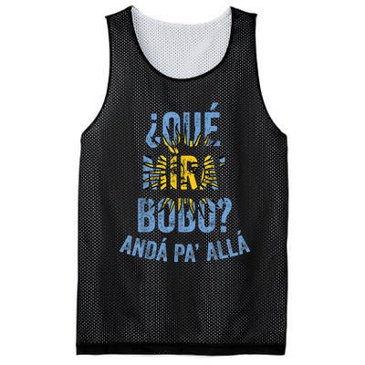 Funny Viral Meme Qué Miras Bobo, Qué Mira Bobo Mesh Reversible Basketball Jersey Tank