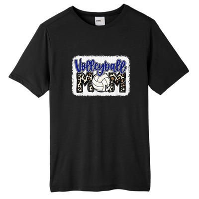 funny Volleyball Mom Blue Leopard Volleyball Coach Team Tall Fusion ChromaSoft Performance T-Shirt