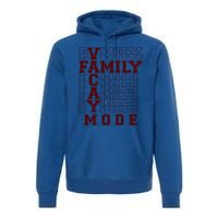 Family Vacay Mode Cute Gift Family Vacation Cute Gift Maroon Cool Gift Premium Hoodie