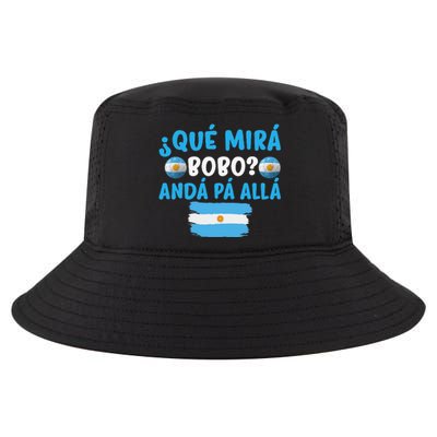 funny viral meme Argentina Qué Mira Bobo Qué Miras Bobo Cool Comfort Performance Bucket Hat