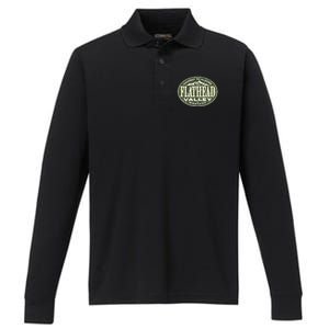 Flathead Valley Montana Performance Long Sleeve Polo