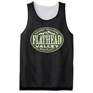 Flathead Valley Montana Mesh Reversible Basketball Jersey Tank