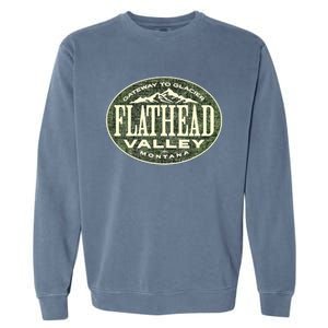 Flathead Valley Montana Garment-Dyed Sweatshirt