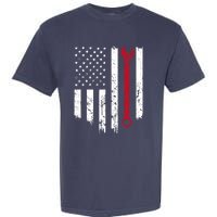 Funny Vintage Mechanic Distressed American Flag Gift Garment-Dyed Heavyweight T-Shirt