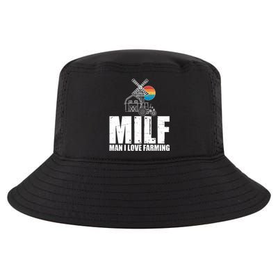 Funny Vintage MILF Man I Love Farming Cool Comfort Performance Bucket Hat