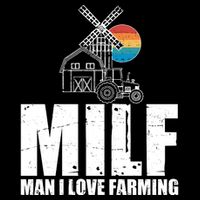 Funny Vintage MILF Man I Love Farming Ladies Essential Flowy Tank