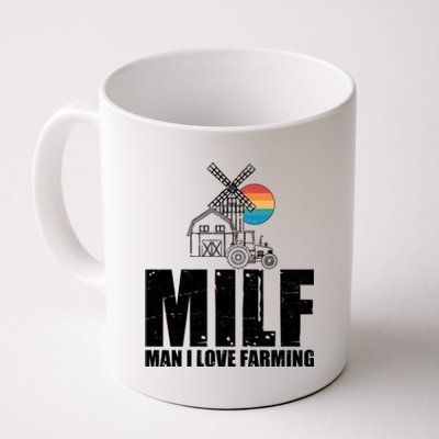 Funny Vintage MILF Man I Love Farming Coffee Mug