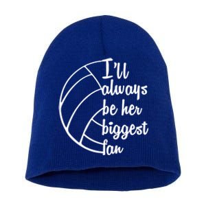 Funny Volleyball Mom Dad Coach Volleyball Lovers Gift Short Acrylic Beanie