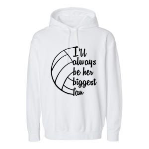 Funny Volleyball Mom Dad Coach Volleyball Lovers Gift Garment-Dyed Fleece Hoodie