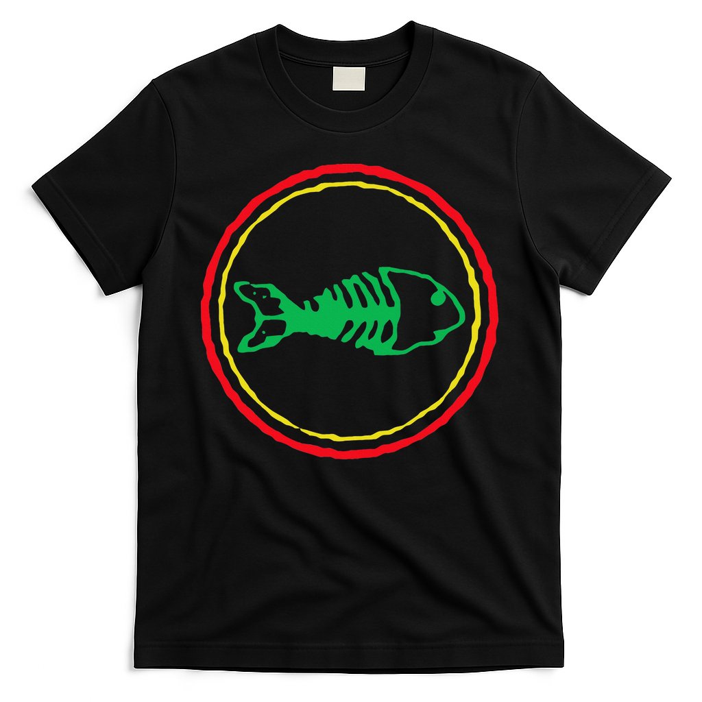 Fishbones Valentine Mardi Gras Patrick Fish Store T-Shirt