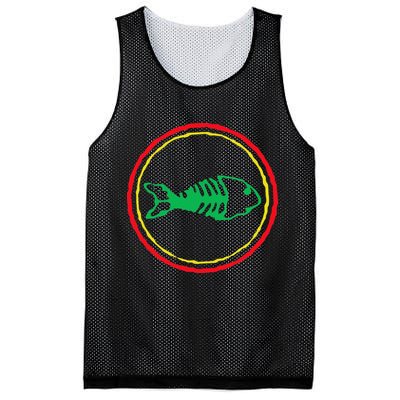 Fishbones Valentine Mardi Gras Patrick Fish Store Mesh Reversible Basketball Jersey Tank