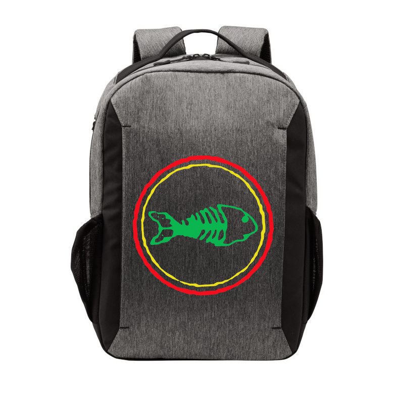 Fishbones Valentine Mardi Gras Patrick Fish Store Vector Backpack