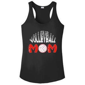 Funny Volleyball Mom Gift Ladies PosiCharge Competitor Racerback Tank