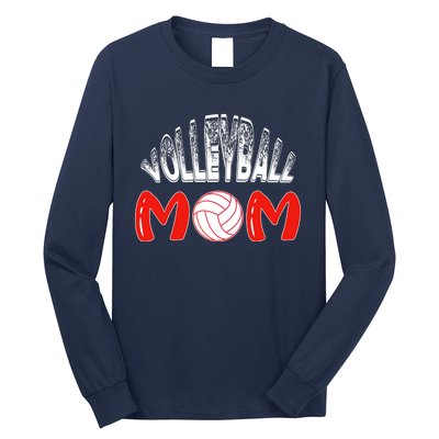 Funny Volleyball Mom Gift Long Sleeve Shirt