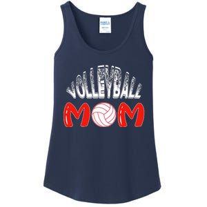 Funny Volleyball Mom Gift Ladies Essential Tank